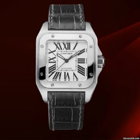Cartier Santos 100 Medium Size Ref.w20106x8