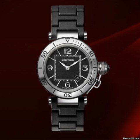 Cartier Pasha Seatimer Lady 33 Mm Ref.w3140003