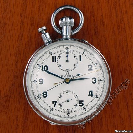 Omega Split Second CHRONOGRAPH POCKET WATCH  Rattrapante