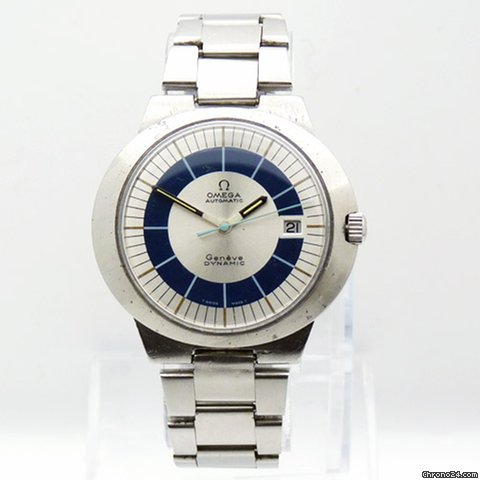 Omega Dynamic Steel Blue Dial Automatic 565 Date