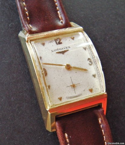 Longines Art Deco 14K  Gold 42 x 26mm
