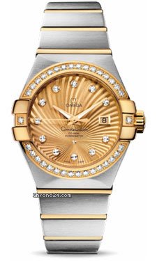 Omega Constellation Chronometer 31 mm Brushed Steel and Yellow Gold