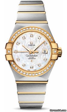 Omega Constellation Chronometer 31 mm Brushed Steel and Yellow Gold