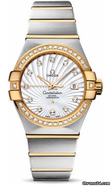 Omega Constellation Chronometer 31 mm Brushed Steel and Yellow Gold