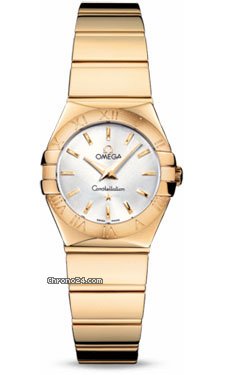 Omega Constellation Quartz 24 mm Polished Yellow Gold