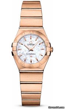 Omega Constellation Quartz 24 mm Brushed Red Gold