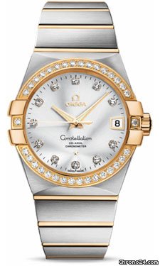Omega Constellation Chronometer 38 mm Brushed Steel and Yellow Gold