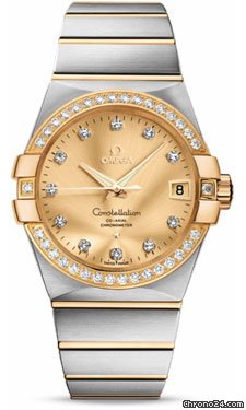Omega Constellation Chronometer 38 mm Brushed Steel and Yellow Gold