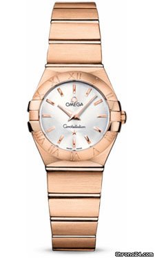 Omega Constellation Quartz 24 mm Brushed Red Gold