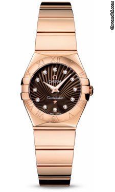 Omega Constellation Quartz 24 mm Polished Red Gold