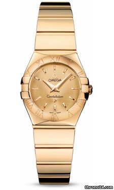 Omega Constellation Quartz 24 mm Polished Yellow Gold