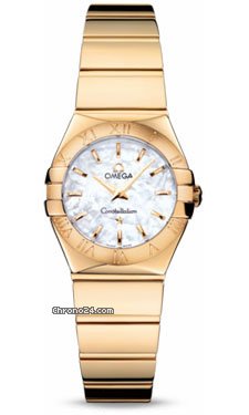 Omega Constellation Quartz 24 mm Polished Yellow Gold