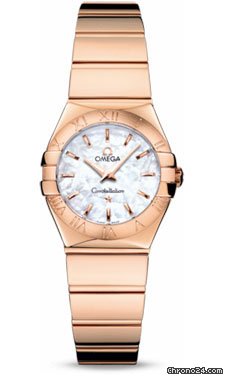 Omega Constellation Quartz 24 mm Polished Red Gold