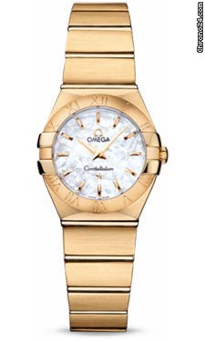 Omega Constellation Quartz 24 mm Brushed Yellow Gold
