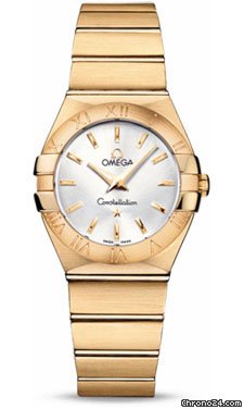 Omega Constellation Quartz 27 mm Brushed Yellow Gold