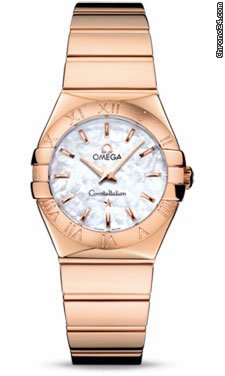 Omega Constellation Quartz 27 mm Polished Red Gold