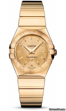 Omega Constellation Quartz 27 mm Polished Yellow Gold