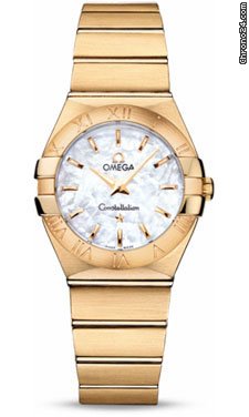 Omega Constellation Quartz 27 mm Brushed Yellow Gold