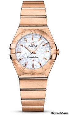 Omega Constellation Quartz 27 mm Brushed Red Gold