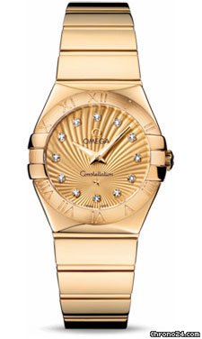 Omega Constellation Quartz 27 mm Polished Yellow Gold