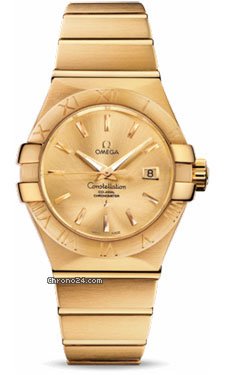 Omega Constellation Chronometer 31 mm Brushed Yellow Gold