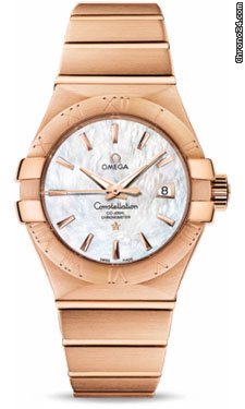 Omega Constellation Chronometer 31 mm Brushed Red Gold