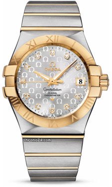 Omega Constellation Chronometer 35 mm Brushed Steel and Yellow Gold