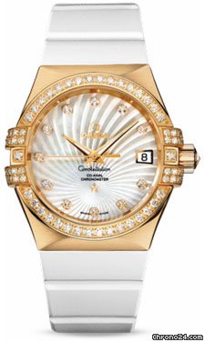 Omega Constellation Chronometer 35 mm Brushed Yellow Gold