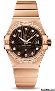Omega Constellation Chronometer 31 mm Brushed Red Gold