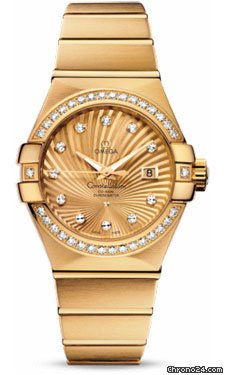 Omega Constellation Chronometer 31 mm Brushed Yellow Gold