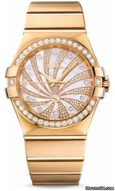 Omega Constellation Luxury Edition 35 mm Brushed Yellow Gold