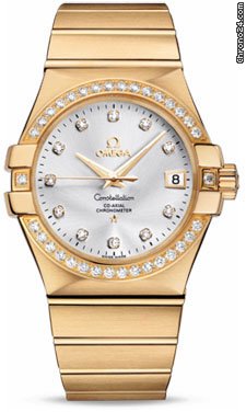 Omega Constellation Chronometer 35 mm Brushed Yellow Gold