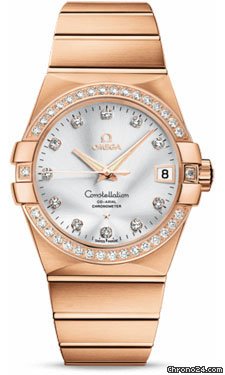 Omega Constellation Chronometer 38 mm Brushed Red Gold