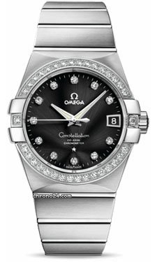 Omega Constellation Chronometer 38 mm Brushed White Gold
