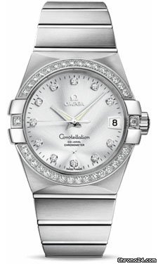 Omega Constellation Chronometer 38 mm Brushed White Gold