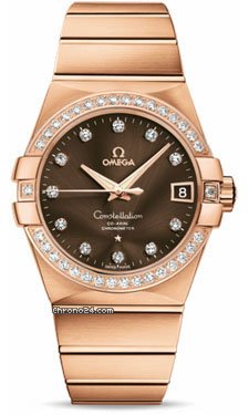 Omega Constellation Chronometer 38 mm Brushed Red Gold