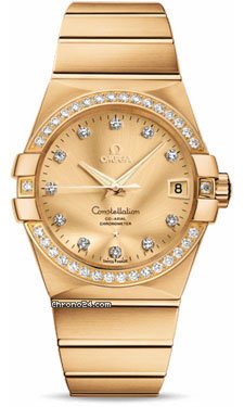 Omega Constellation Chronometer 38 mm Brushed Yellow Gold