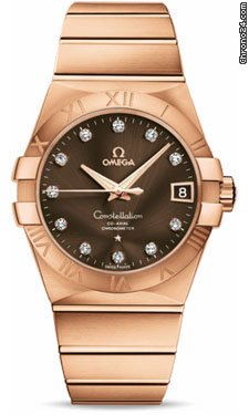 Omega Constellation Chronometer 38 mm Brushed Red Gold