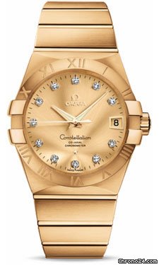Omega Constellation Chronometer 38 mm Brushed Yellow Gold