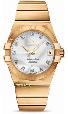 Omega Constellation Chronometer 38 mm Brushed Yellow Gold