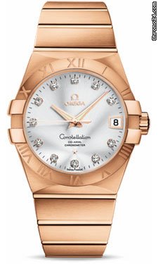 Omega Constellation Chronometer 38 mm Brushed Red Gold