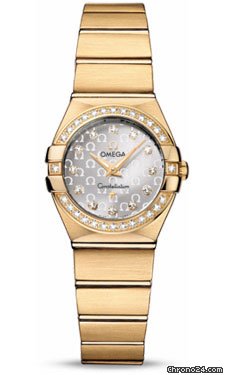 Omega Constellation Quartz 24 mm Brushed Yellow Gold