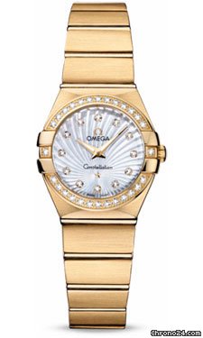 Omega Constellation Quartz 24 mm Brushed Yellow Gold