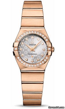 Omega Constellation Quartz 24 mm Brushed Red Gold