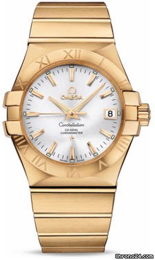Omega Constellation Chronometer 35 mm Brushed Yellow Gold