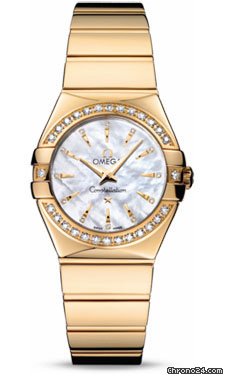 Omega Constellation Quartz 27 mm Polished Yellow Gold