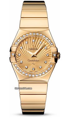 Omega Constellation Quartz 27 mm Polished Yellow Gold
