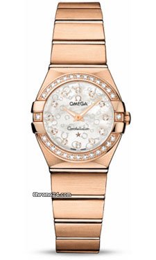 Omega Constellation Quartz 24 mm Brushed Red Gold