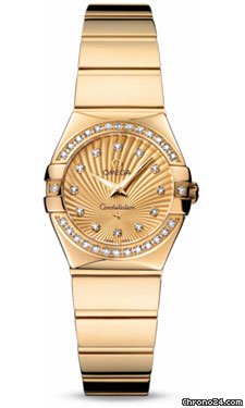 Omega Constellation Quartz 24 mm Polished Yellow Gold