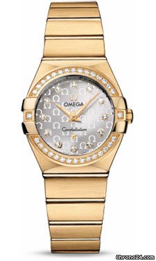 Omega Constellation Quartz 27 mm Brushed Yellow Gold